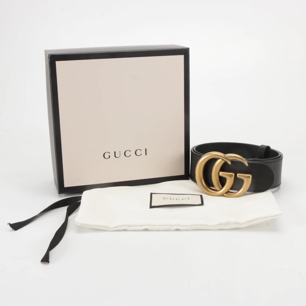 Gucci Re-Edition Wide Leather Belt